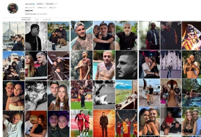Mauro Icardi borró las fotos que tenía con Wanda Nara Mauro Icardi borró las fotos que tenía con Wanda Nara
