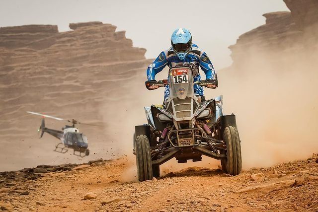 Manuel Andújar arribó segundo en la 11° etapa del Dakar 2021 para los quads