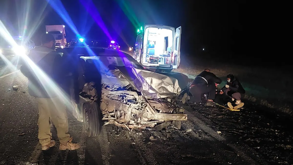 Otro accidente se produjo en la recta de Ruta 40, cerca de Las Lajas / Foto Gentileza