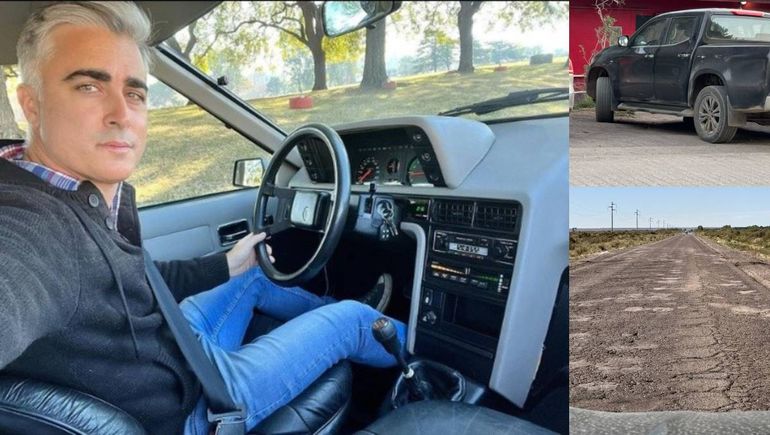 Conduce el programa de autos más visto y quedó impactado por un viaje a Neuquén