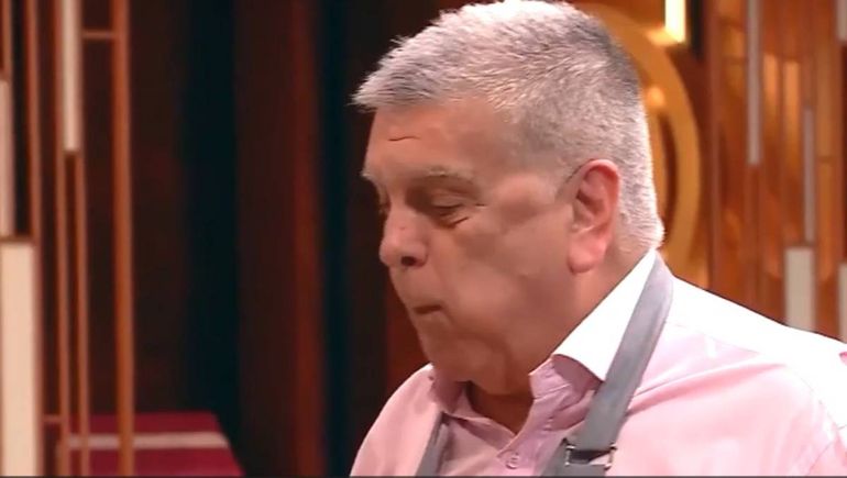 MasterChef Celebrity: Luis Ventura escupió el ñoqui y quedó al borde de la eliminación