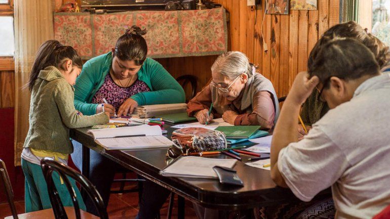 En la casa de su hijo