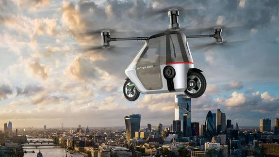 Las motos voladoras son una realidad: la Kuickwheel Skyrider X6 ya se encuentra en etapa de preventa.