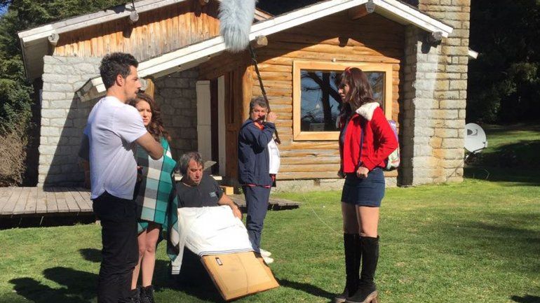 Grabaron en Villa La Angostura un capítulo de Educando a Nina