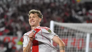 Facundo Colidio anotó el gol de la victoria de River.