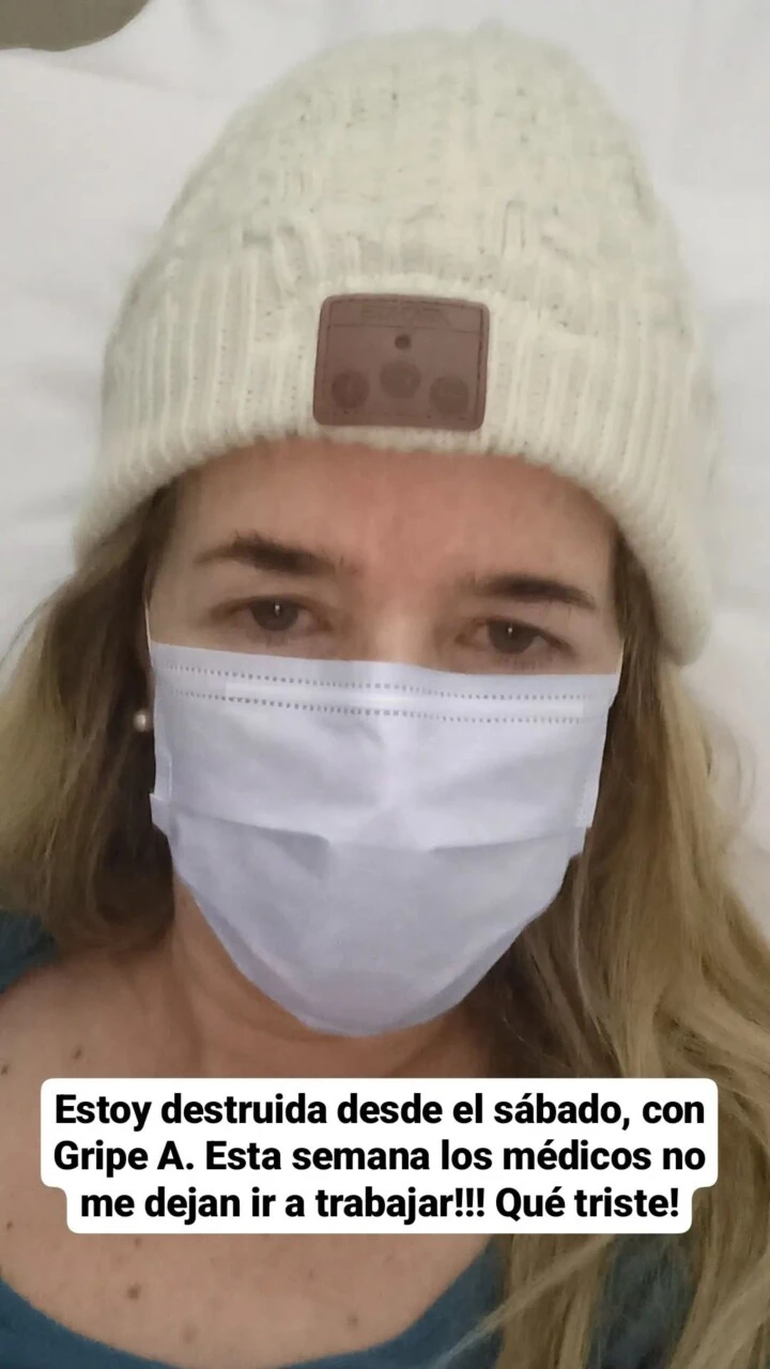 Mercedes Ninci tuvo que usar barbijo dentro de su casa para no contagiar a sus hijos. Mercedes Ninci tuvo que usar barbijo dentro de su casa para no contagiar a sus hijos.