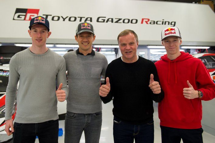 Toyota contará con Ogier, Evans y Rovanperä en el Rally Mundial