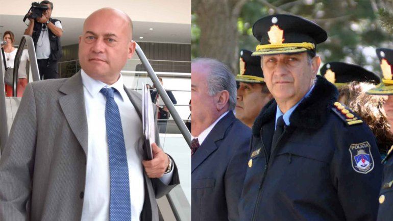 El ex juez Marcelo Muñoz y el ex jefe de la Policía Raúl Laserna.