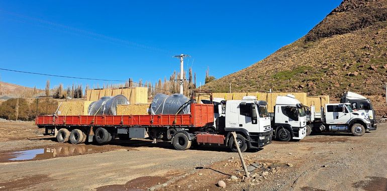 Equipamiento que llegó en mayo a Nahueve. Equipamiento que llegó en mayo a Nahueve.