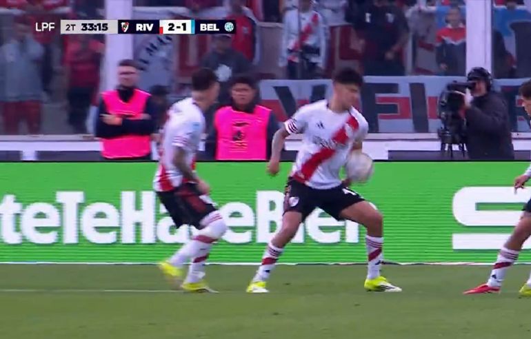El penal que Falcón Pérez cobró para Belgrano, la gran polémica de la final