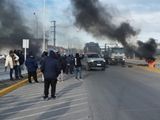 El SOMU había iniciado cortes intermitentes sobre la Ruta Provincial N°1 y la Ruta Nacional N°3, en el acceso norte a la ciudad de Puerto Madryn. Fuente: @pescaremdp