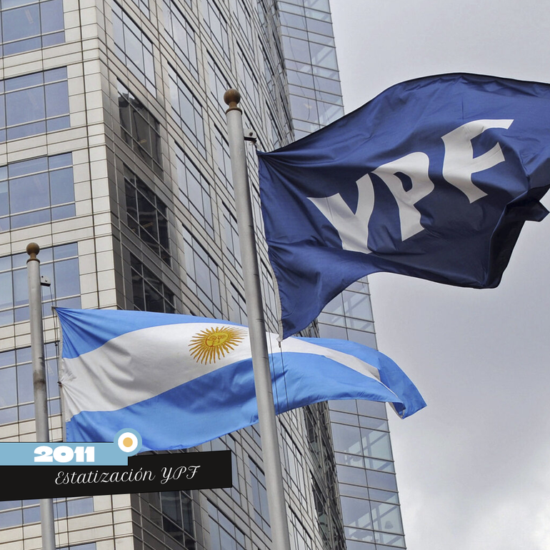 La privatización de YPF, uno de los puntos que la oposición logró torcer en la Ley Ómnibus. La privatización de YPF, uno de los puntos que la oposición logró torcer en la Ley Ómnibus.
