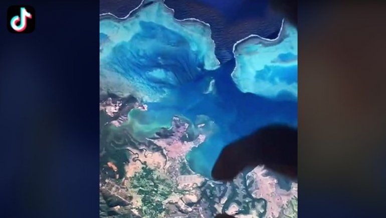 El video del hallazgo en Google Maps no tardó en viralizarse en TikTok | Foto: @hidden.on.google.earth