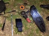 Los ladrones chilenos fueron equipados con herramientas y máquinas para concretar el robo. Una vecina lo evitó al llamar al 911. 