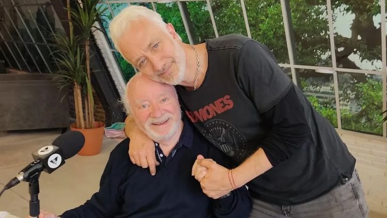 Andy Kusnetzoff y su papá