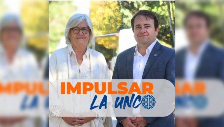Carlos Espinosa, candidato rector, y Ana Basset, candidata a vicerrectora. Carlos Espinosa, candidato rector, y Ana Basset, candidata a vicerrectora.