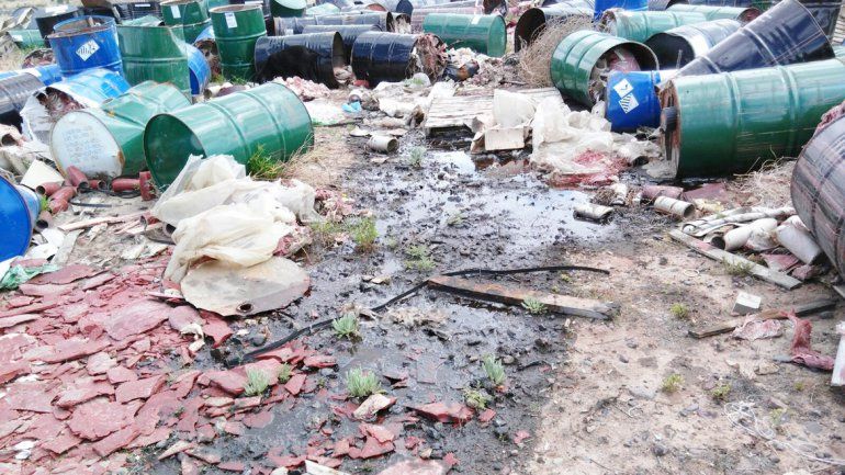 El depósito de aceites funcionaba desde hace años sin ser detectado.