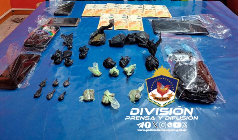 Un kiosco narco desbaratado este año en Zapala. Un kiosco narco desbaratado este año en Zapala.