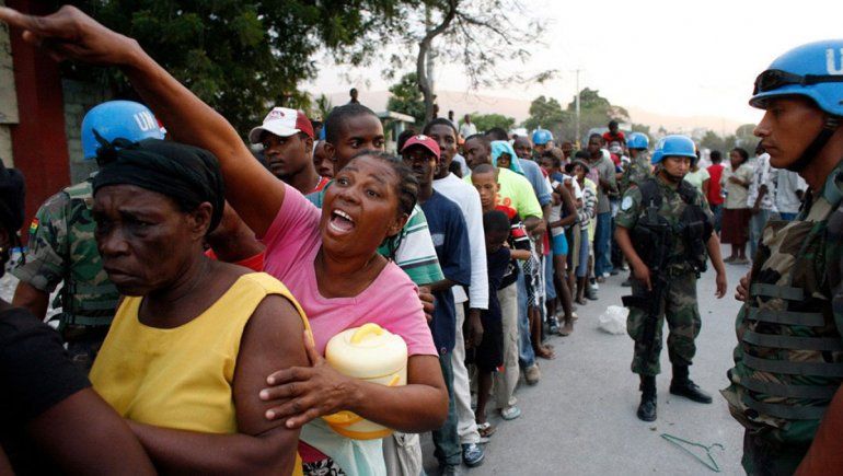 Los cascos azules, abusadores de haitianas