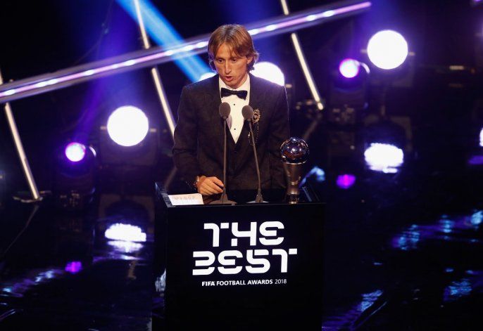 El croata Luka Modric ganó el premio The Best