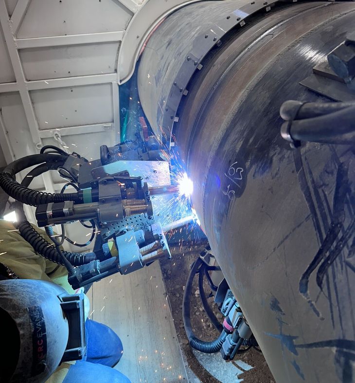 Se alcanzó un nuevo récord en la construcción del VMOS (Foto: LinkedIn Iskender Uçmaz)