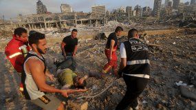 La capital del Líbano es desolación y muerte tras las explosiones del martes.