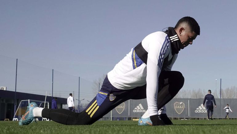 Marcos Rojo volvió a los entrenamientos.