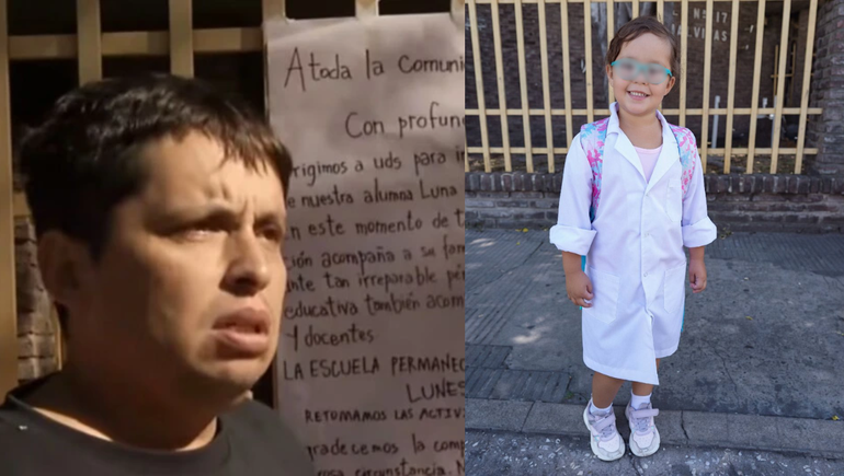 El desgarrador testimonio del padre de la nena que murió en el recreo
