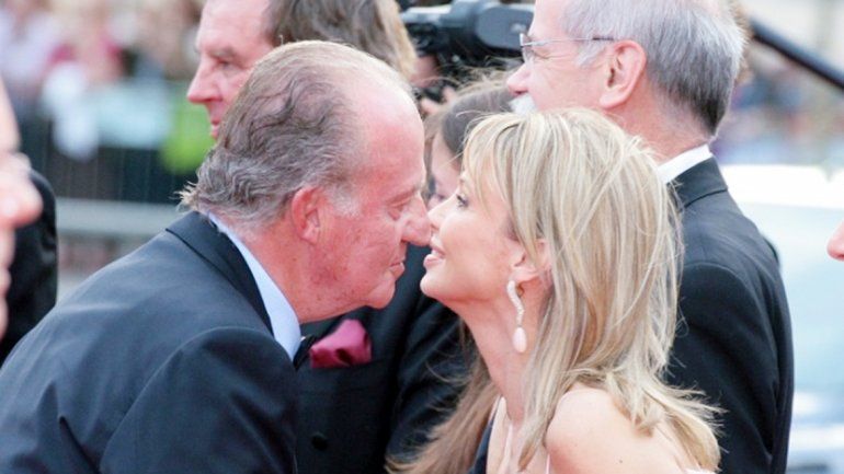 Juan Carlos con la alemana Corinna zu Sayn-Wittgenstein