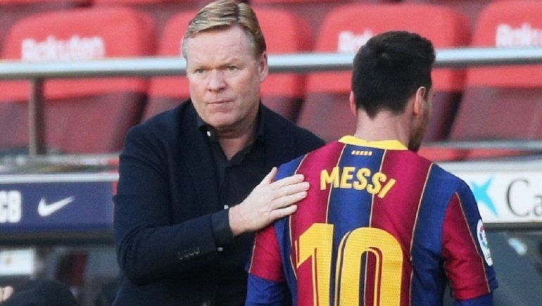 Koeman sigue demostrando que aprecia cada esfuerzo de Messi por hacer grande al Barcelona.