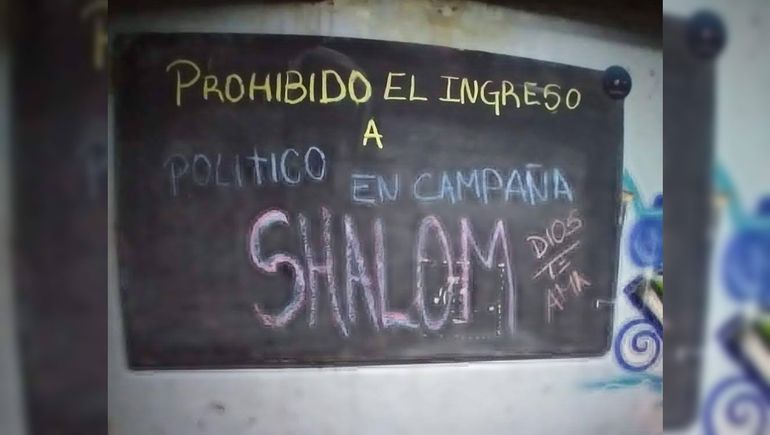 En el marco de la campaña por las elecciones legislativas, prohíben el ingreso de políticos.