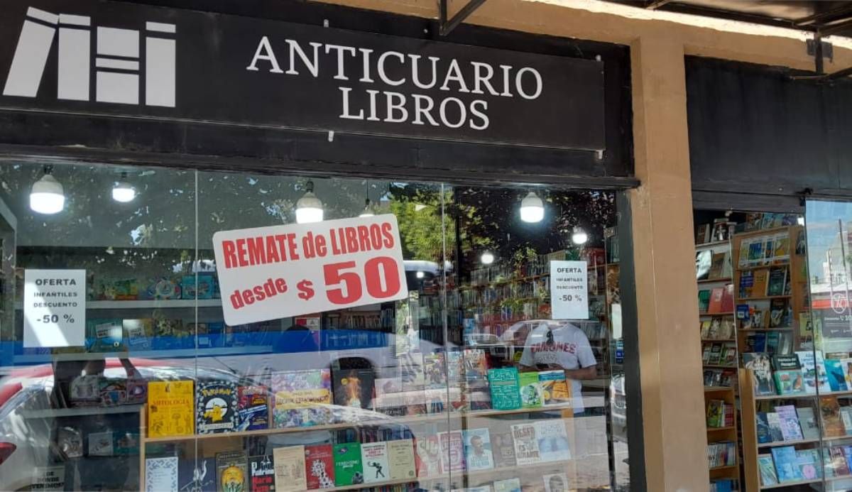 El Anticuario, uno de los locales de venta de libros usados de Neuquén.