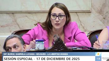 El estreno de Gabriela Muñoz como diputada nacional. El estreno de Gabriela Muñoz como diputada nacional.