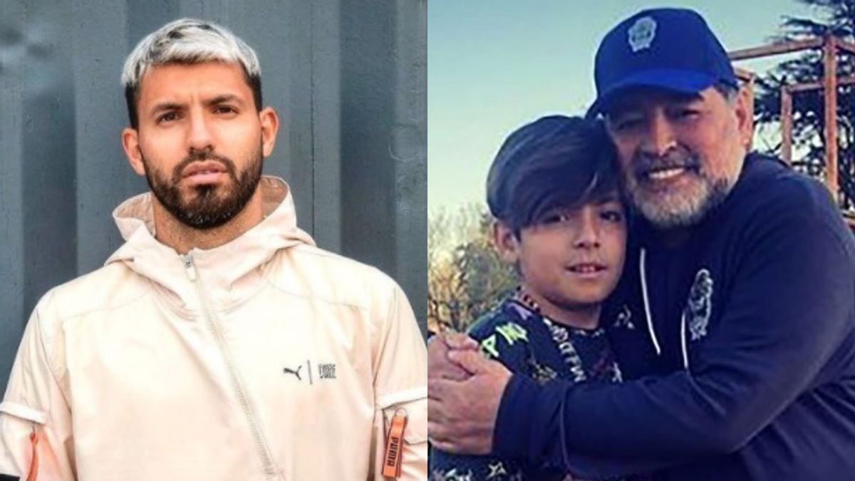 Kun Agüero habló sobre la muerte de Maradona y el dolor de Benjamín