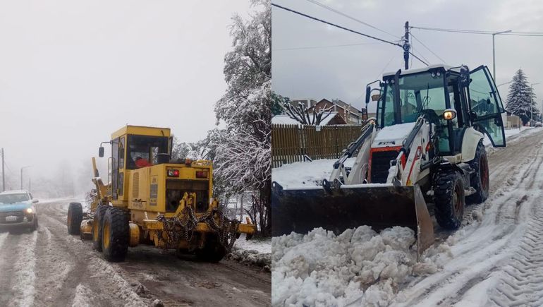 El temporal de nieve complica la circulación en toda la región cordillerana.