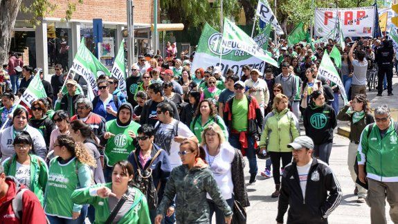 marcha contra el presupuesto nacional 2019