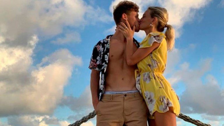 Diego Schwartzman y su novia Eugenia De Martino no dudan en expresarse su amor en las redes sociales