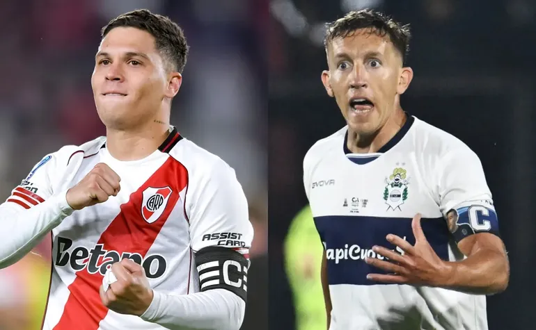 River vs. Gimnasia y Esgrima La Plata.