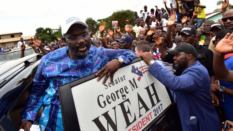 Weah fue el único futbolista africano en ganar un Balón de Oro en 1995.