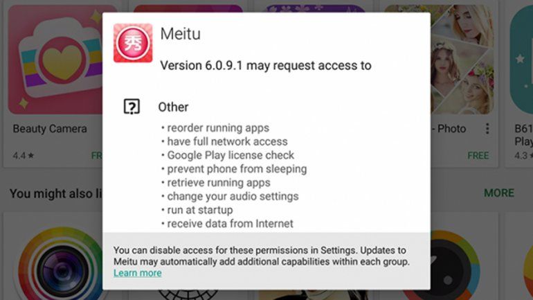 La aplicación exige IMEI