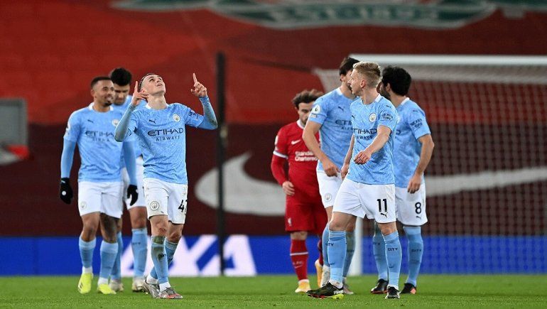 Liverpool cae ante el Manchester City de Pep Guardiola