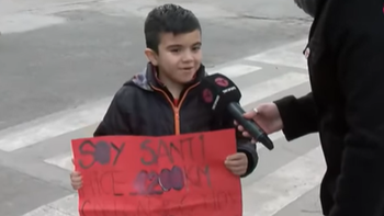 santi, el nene cipoleno hincha de river que hizo llorar a todos santi, el nene cipoleno hincha de river que hizo llorar a todos