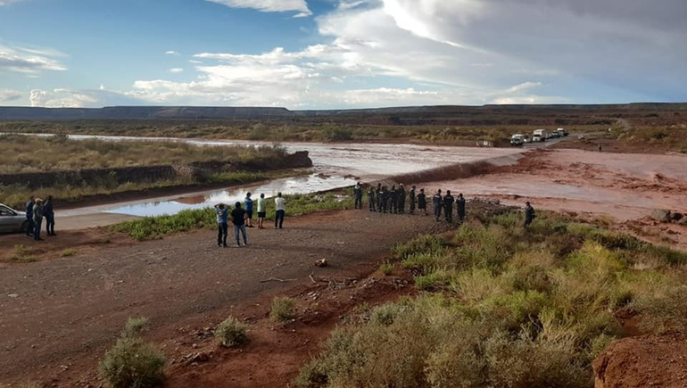Rutas cortadas: el temporal aisló a algunos yacimientos de Vaca Muerta
