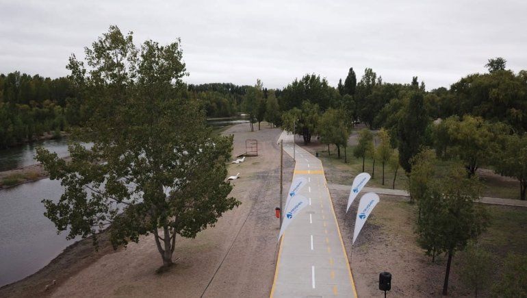 El Sandra Canale estrenó peatonal, iluminación y riego