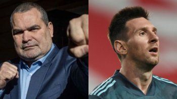 Chilavert pegó duro al entorno de Messi. Chilavert pegó duro al entorno de Messi.