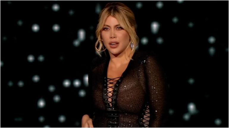 Wanda Nara viene brillando en el Bailando italiano