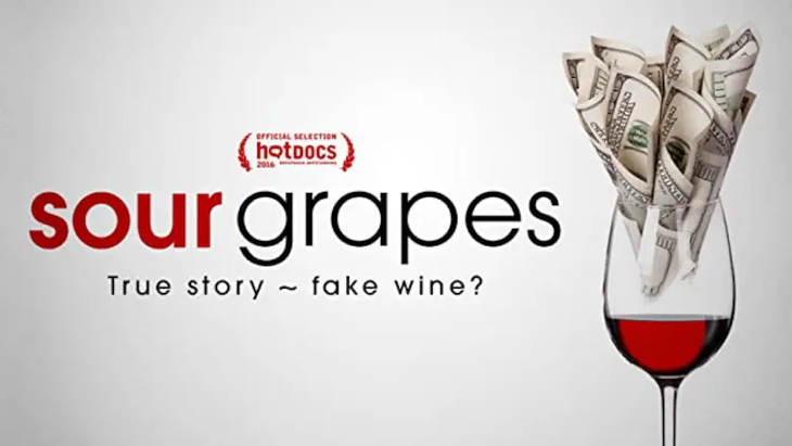 Afiche de Sour Grapes, documental que narra las estafas de Rudy. Afiche de Sour Grapes, documental que narra las estafas de Rudy.