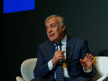El gobernador Alfredo Cornejo participó del foro de energía. Foto:  AmCham.