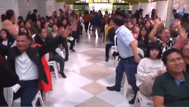 Creyeron sentir a Dios en medio del culto, pero era el sismo de 6.1 en Perú