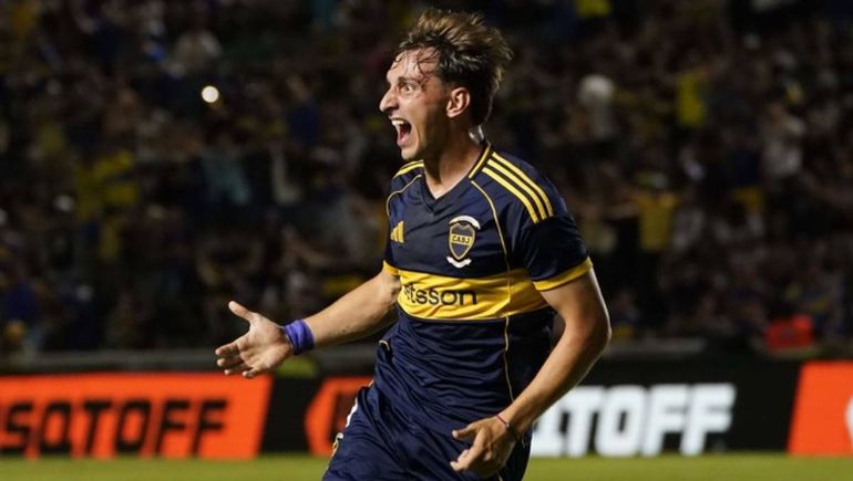 El cipoleño Valentino Simoni convirtió en la final de reserva y se consagró campeón con Boca: el sentido festejo con dedicatoria